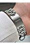Functional Silver-Black Color Sapphire Glass Steel Band Steel Case Men's Wristwatch 1193Mr - 5