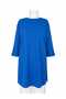Women's Lycra Solid Color Short Sleeve Comfortable Cut over Size Tunic Combed Cotton for Middle Age and Above - 3