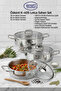 Lotus Stainless Steel Pot Set 18-20-22 cm - 2