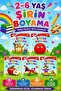 3-6 Years Old Cute Coloring Books (5-Pieces)