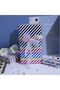3 Rolls Wrapping Paper, Rainbow Gold Foil Gift Wrap, Stripes, Dots, Happy Birthday Design, 17 x 120 Inch - 5