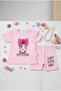 Girls' Printed Ruffle T-Shirt and Shorts Set - 2