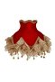 Velvet Covered Handmade Classic Model Red Lampshade Vinta Other - 3