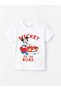 LCW Baby Crew Neck Short Sleeve Mickey Mouse Printed Baby Boy Pajama Set with Shorts - 2