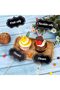 50Pcs Writable Food Label Picks, Chalkboard Style Cheese Markers for Buffets & Desserts - 4