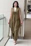 Kahma Tasseled Fringe Detailed Vest