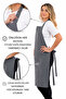 Simple kitchen apron with adjustable strap - 5