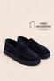 Men's Brown Suede Loafer Genuine Calfskin Inner and Outer Leather Rubber Sole Daily Casual Shoes – and