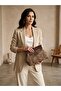 Wooden Scholar Clutch/Portfolio (Hand/Shoulder Bag) Brown - Copper-Toned Patterns - 3