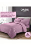 4-Piece Luxury King Size Striped Bedding Set – Duvet Cover 220×240 cm, Fitted Bedsheet 200×200+30 cm & 2 Pillow Covers 48×74+5 cm | Hotel-Style Premium Bed Linen Set