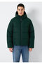 Hooded Green Inflatable Coat 0110756-85370 - 4
