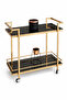 Mobile Modern Gold Console Table - 4