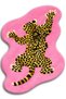 Sdt Modern Pink Leopard Figured Woven Base Decorative Carpet Sdt681