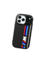 iPhone 17 Pro Compatible Shock-Absorbing Camera Protected Black Silicone Case Bmw Patterned - 3