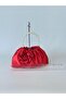 Shiny Satin Rose Pearl Portfolio Evening Dress Handbag - 8