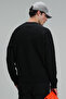 Derek Erkek Sweatshirt Siyah - 6