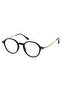 Blue Light Protection Metal Strappy Black Unisex Screen Glasses - 2