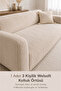 Soft Welsoft Elastic 3-Seater Sofa Cover Non-Slip, Flexible Washable Sofa Cover