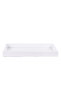 Rectangular Serving Tray with purple flower pattern - 5
