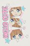 Girl's T-Shirt with Cute Poses Printed on It, Ages 4-9, Ecru - 7