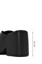 Women's Black Thick Heeled Platform Jelly Slippers 26Sfe4979Pv - 4