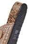 Women's Gold Double Buckle Stone Slippers 26Sfe400514 - 8