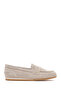 Women's Beige Suede Shoes, Leather Loafer 26Pfd370910