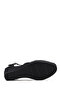 Women's Black Ankle Buckle Wedge Heeled Shoes Espadrille Sandals 25Sfd207314 - 5
