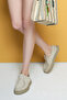 Women's Beige Suede Leather Masculine Shoes 26Pfd420010 - 2