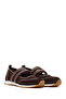 Women's Brown Strappy Suede Leather Ballerinas 26Pfd221010 - 2