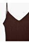 Bürümcük Fabric Long Sheath Dress with Rope Straps and Back Detail - 6