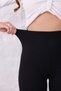Women's Push up No-Show Stretchy Above Knee High Waist Ribbed Biker Short Shorts Leggings - 4