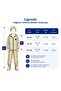 Hooded Waterproof Children's Raincoat |   Banded Stitched Pure Sage - 5