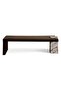 Masa Coffee Table Marble - Beige & Brown - 4
