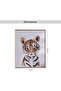 Tiger Cub Printed Canvas Wall Art 41x51cm - Brown - 5