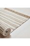 Eileen Recycle Dhurrie With Fringe 60x90cm - Beige - 5