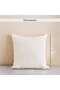 Kellan Linen Embroidery Down Feel Filled Cushion 50x50cm -ivory - 6