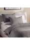 Serene Check 3-piece King Duvet Cover Set 230x220cm - Anthracite