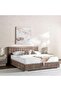 Sunrise King Bed 180x200 With Hydraulic Storage - Brown
