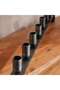 Conley Metal Seven Taper Candle Holder 75x4x10cm- Grey Antique - 3