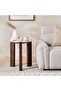 Latasha End Table Marble - Beige Brown - 2