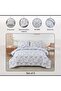 Margaret 3-piece King Comforter Set 240x260cm - Grey - 4