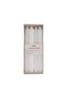 Unscented White 8 -piece Taper Candle Dia2xh23cm - 6 Hrs - 3