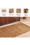 Natural Braided Jute and Hemp Hand Woven Dhurrie 90x150cm - Natural - 7