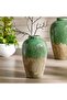 Anthizo Stoneware Vase 28x28x43cm - Green