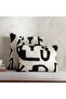 Olef Down Alternative Filled Cushion 50x50cm - Black - 7