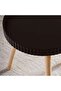 Maison Accent Table Wood - Black & Natural - 3