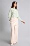 Wide Leg Tie-Waist Modal Ecru Trousers H5541Ax26Hs - 2