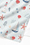 Sea Shell Starfish Marine Beach Towel - Light Blue Nautical Sailing Quick Dry Towel Coverlet - 5