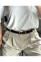 2-Pack Jewel Plain Patterned Suede Women's Gold Buckle Belt Jacket Belt Dress Belt Trouser Belt - 2